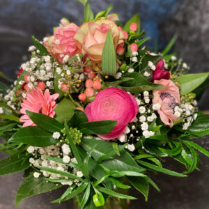 Überraschungsstrauß, rosa weiß