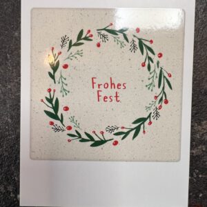 Grußkarte Frohes Fest